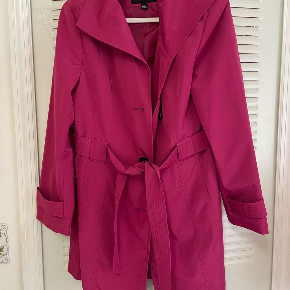 London Fog Pink Trench Coat